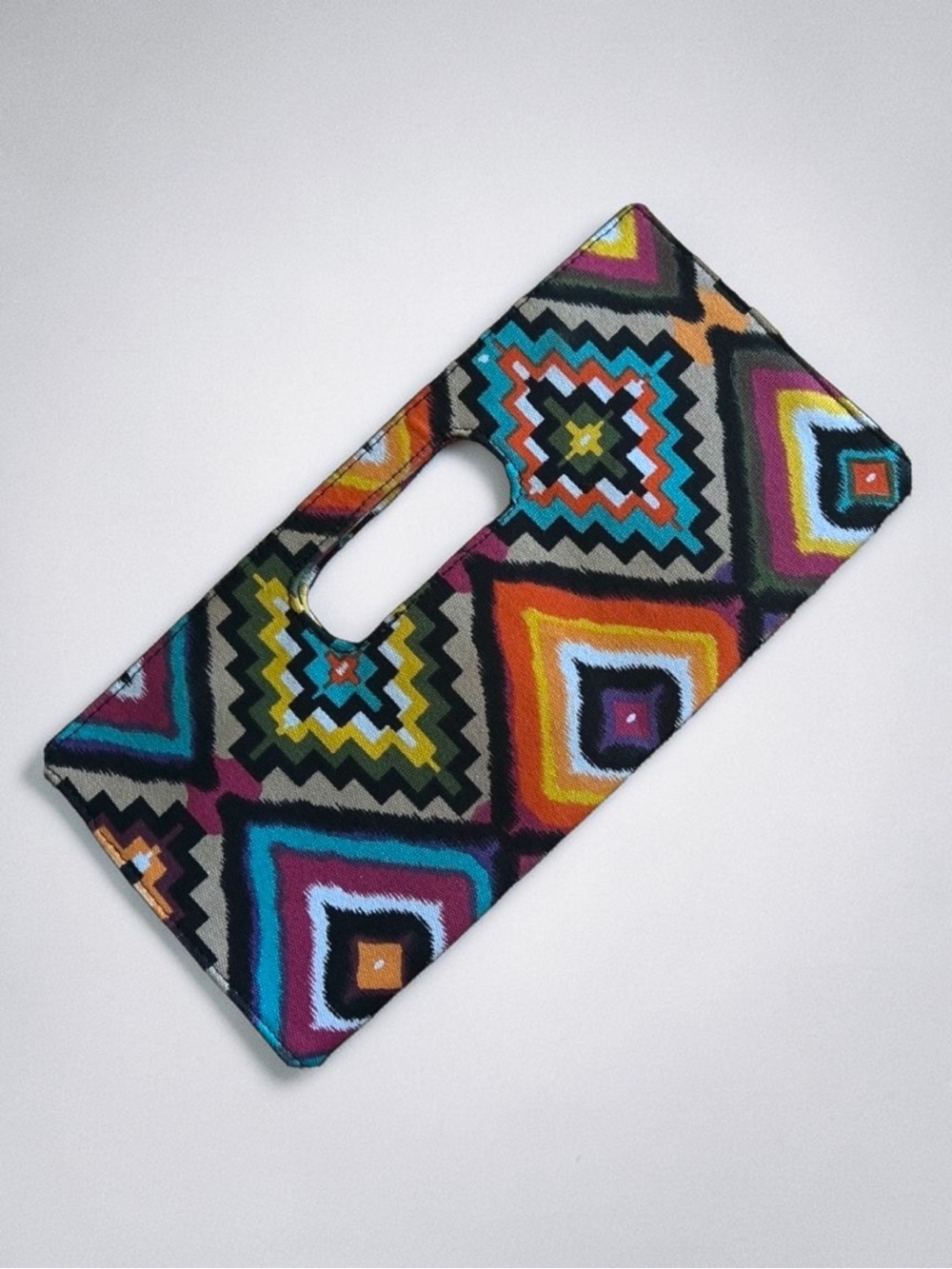 💖 Giannini Geometric Print Envelope Clutch with Handle 💖